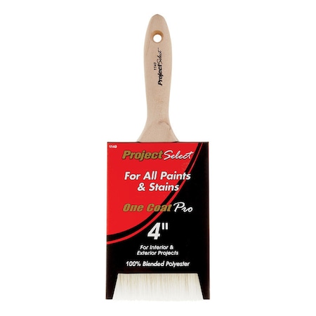 Project Select Linzer Project Select 4 in. Flat Paint Brush 1140-4